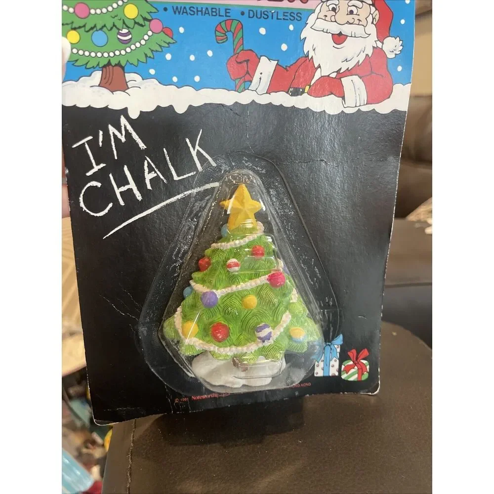 Noteworthy Christmas Tree Shape 3D Sidewalk‎ Chalk Stocking Stuffer